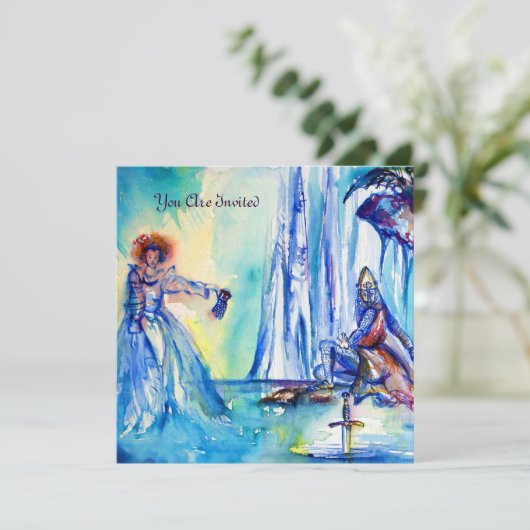 KONIJNARTHUR, DADEN VAN HET MERK EN EXCALIBUREgoud Kaart (Staand voorkant)