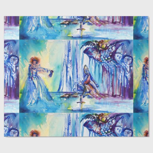 KONIJNARTHUR, MERK EN EXCALIBUR CADEAUPAPIER (Vlak)