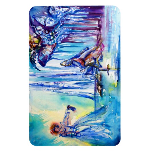 KONIJNARTHUR, MERK EN EXCALIBUR MAGNEET (Verticaal)