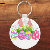 konijnei, retro, vintage sleutelhanger (Voorkant)