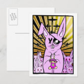 Konijnen 2012 briefkaart (Voorkant / Achterkant)