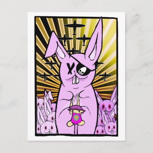 Konijnen 2012 briefkaart (Voorkant)