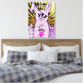 Konijnen 2012 canvas afdruk (Insitu (Slaapkamer))