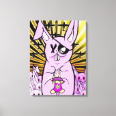 Konijnen 2012 canvas afdruk (Voorkant)