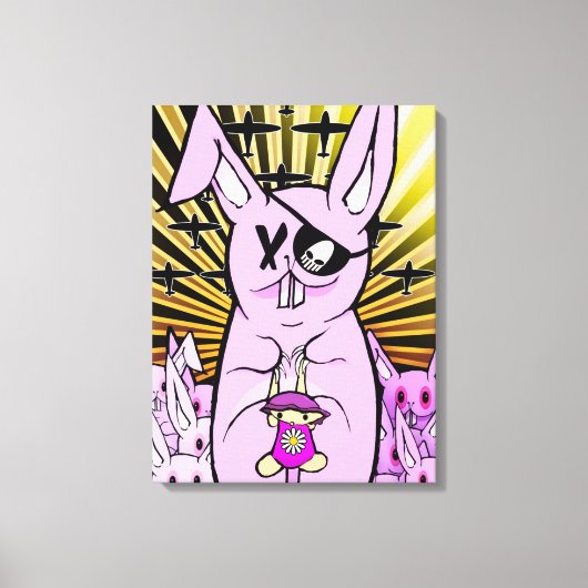 Konijnen 2012 canvas afdruk (Voorkant)