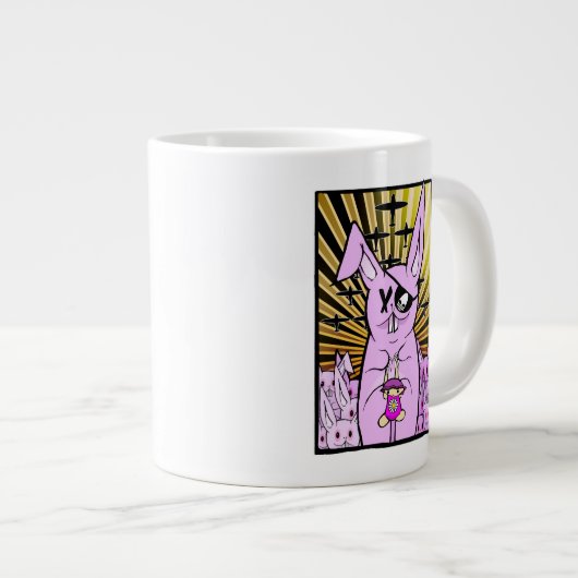 Konijnen 2012 grote koffiekop (Voorkant rechts)