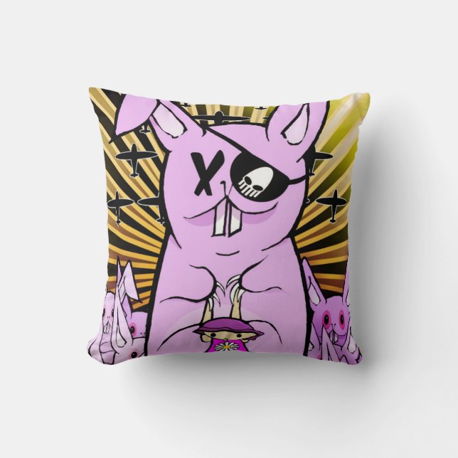 Konijnen 2012 kussen (Voorkant)