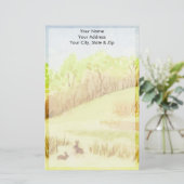 Konijnen Briefpapier (Staand voorkant)