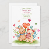 Konijnen Broers en Zusters Kaart (Voorkant / Achterkant)