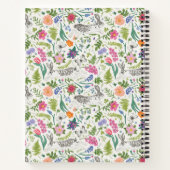 Konijnen, Butterflies en Flowers Notitieboek (Achterkant)