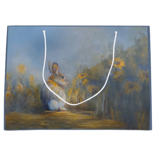 Konijnen cadeautas groot (Voorkant)