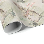 KONIJNEN, CHRISTMASGIFTEN VOOR KINDEREN CADEAUPAPIER (Rol Hoek)