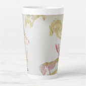 Konijnen en beagles latte mok (Voorkant)