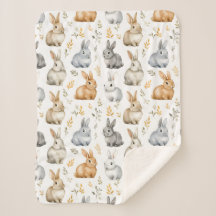 Konijnen en bladeren