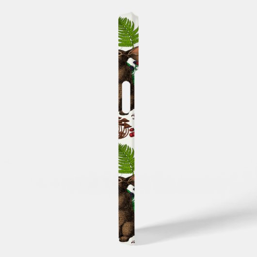 Konijnen en bosflora 4 Case-Mate iPhone case (Achterkant / Rechts)