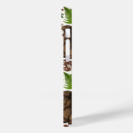 Konijnen en bosflora 4 Case-Mate iPhone case (Achterkant / Links)