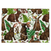 Konijnen en bosflora 4 groot cadeauzakje (Achterkant)