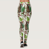 Konijnen en bosflora 4 leggings (Achterkant)