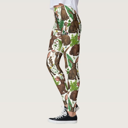 Konijnen en bosflora 4 leggings (Links)
