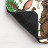 Konijnen en bosflora 4 muismat (Hoek)