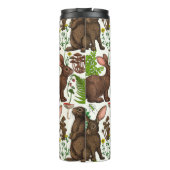 Konijnen en bosflora 4 thermosbeker (Achterkant)