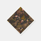 Konijnen en bosflora Napkins Servet (Hoek)