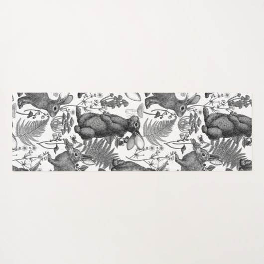 Konijnen en bossen 2 Yoga Mat (Achterkant (horizontaal))