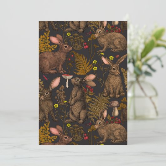 Konijnen en bossen 3 (Staand voorkant)