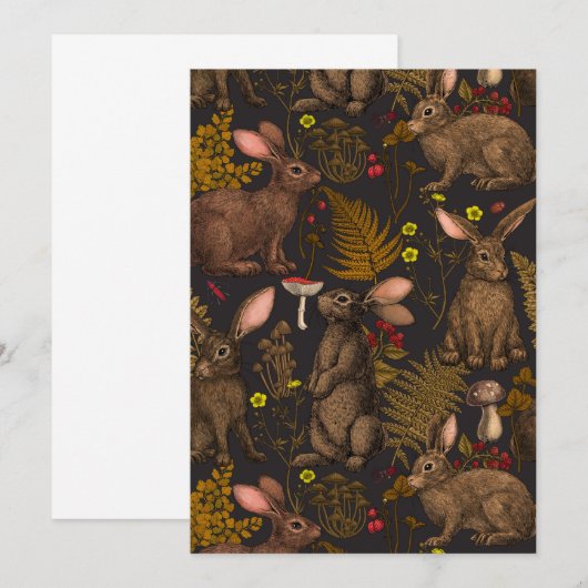 Konijnen en bossen 3 (Voorkant / Achterkant)