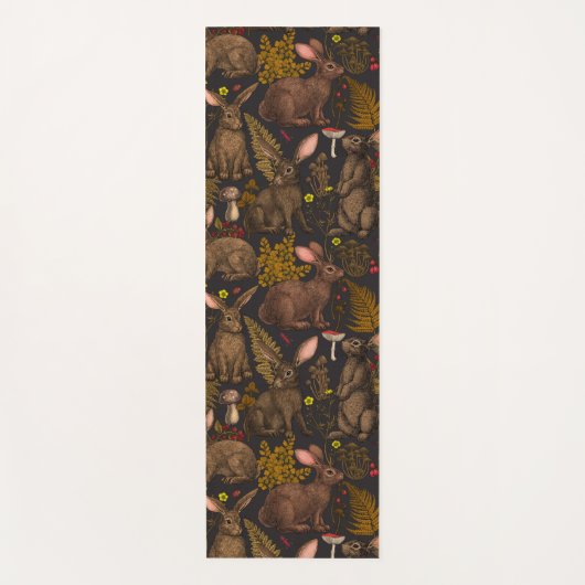 Konijnen en bossen 3Yoga Mat (Voorkant)