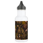 Konijnen en bossen Roestvrij stalen flesje Waterfles (Links)