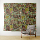 Konijnen en bossen Tapestry Wandkleed (In Situ (horizontaal))