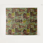 Konijnen en bossen Tapestry Wandkleed (Voorkant (horizontaal))