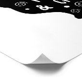 Konijnen en croquet poster (Hoek)