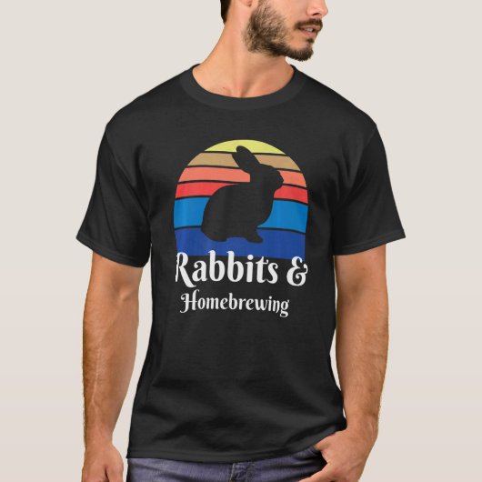 Konijnen en homebrouwen t-shirt (Voorkant)