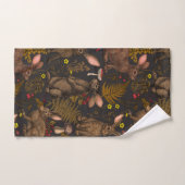 Konijnen en houten flora Bath Towel Set Bad Handdoek (Handdoek)