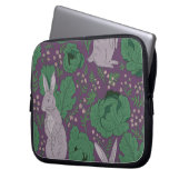 Konijnen en Kool Paarse Elektronica Tas (Voorkant Links)