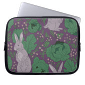 Konijnen en Kool Paarse Elektronica Tas (Voorkant)
