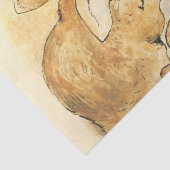 Konijnen en Melkpudding door Beatrix Potter Tissuepapier (Detail)