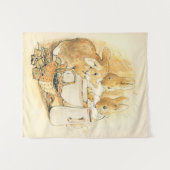 Konijnen en Melkpudding door Beatrix Potter Wandkleed (Voorkant (horizontaal))