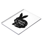 Konijnen en piloten notitieboek (Linkerzijde)