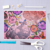 KONIJNEN EN STROMEN VOOR AFVALpapier Tissuepapier (Craft)