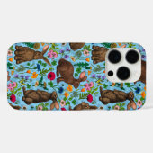 Konijnen en wilde bloemen Case-Mate iPhone case (Achterkant (horizontaal))