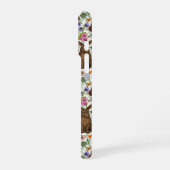 Konijnen en wilde bloemen iPhone hoesje (Linkerkant)