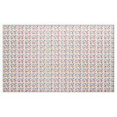 Konijnen en wortelen als kunststof stof (Yard (91,4 cm))