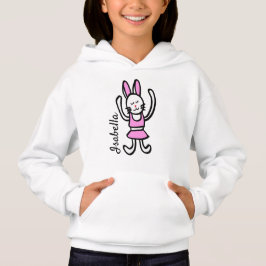 Konijnen Grafische Hoodie met jouw naam