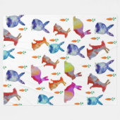 Konijnen Heaven, Pasen Fleece Deken (Voorkant (Horizontaal))