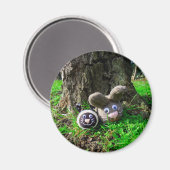 Konijnen in de Bossen Magneet (Voorkant / Achterkant)