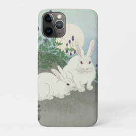 Konijnen in de volle maan door Ohara Koson Case-Mate iPhone Case