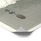 Konijnen in de volle maan door Ohara Koson Poster (Hoek)